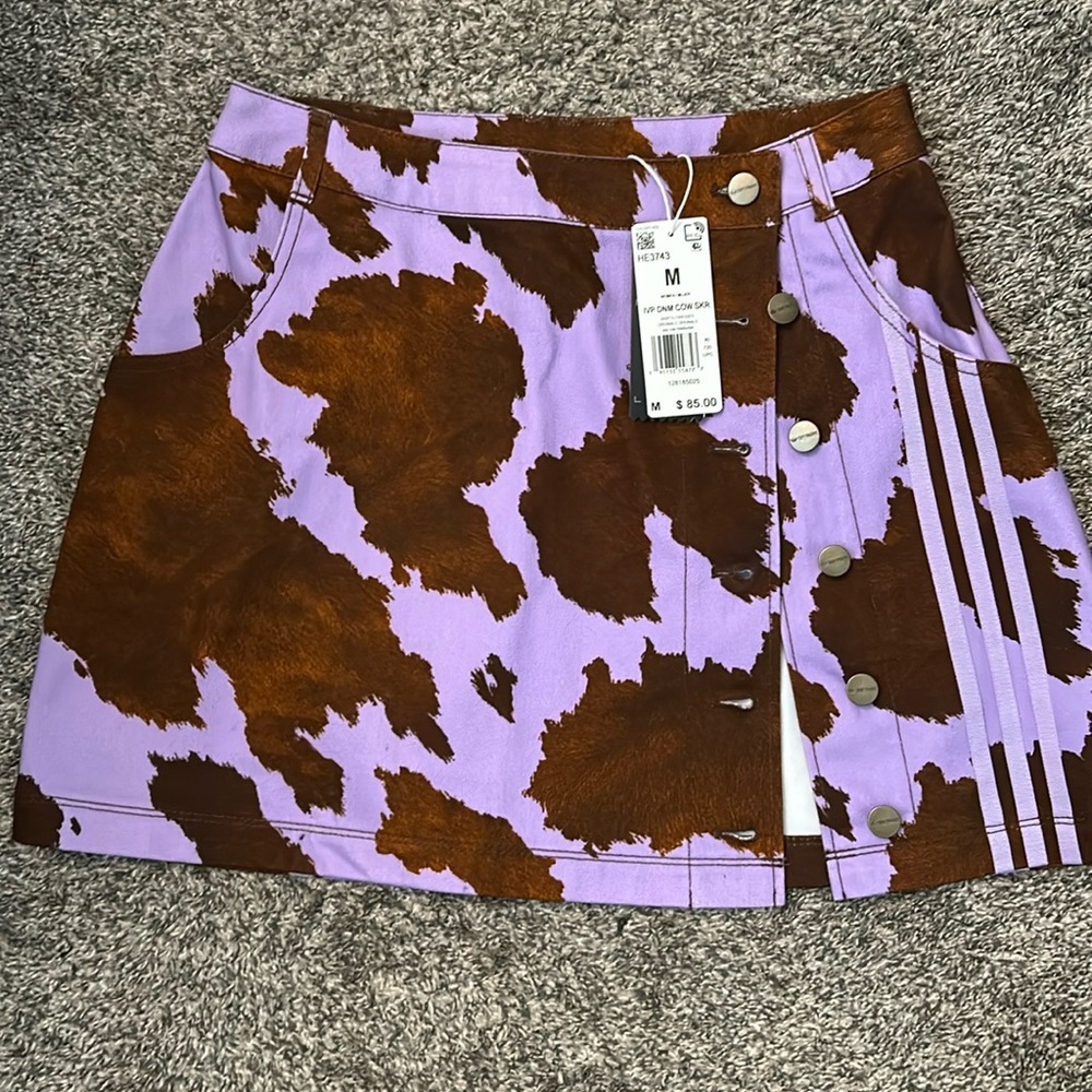 Adidas x IVY Park Denim Cow Skirt